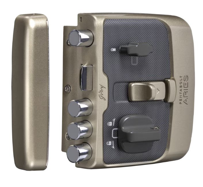 Godrej Pentabolt Aries Door Rim Lock