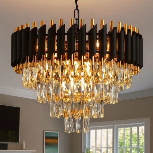 500mm Black Mamba Chandelier