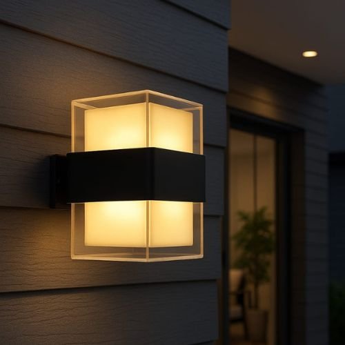 Cube Glow Outdoor Wall Light