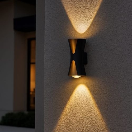 Dual Beam Curve Wall Light