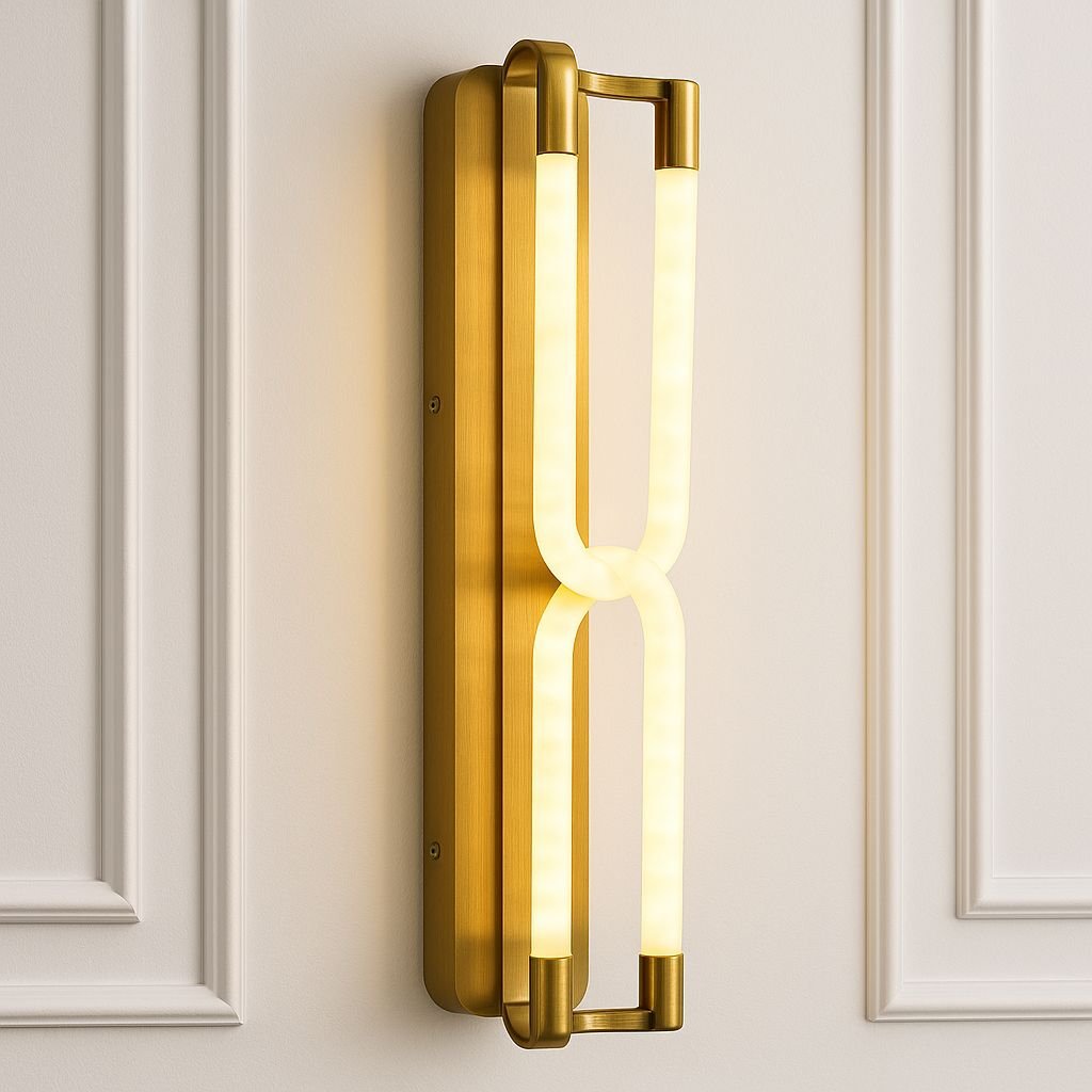 Golden Infinity Wall Light