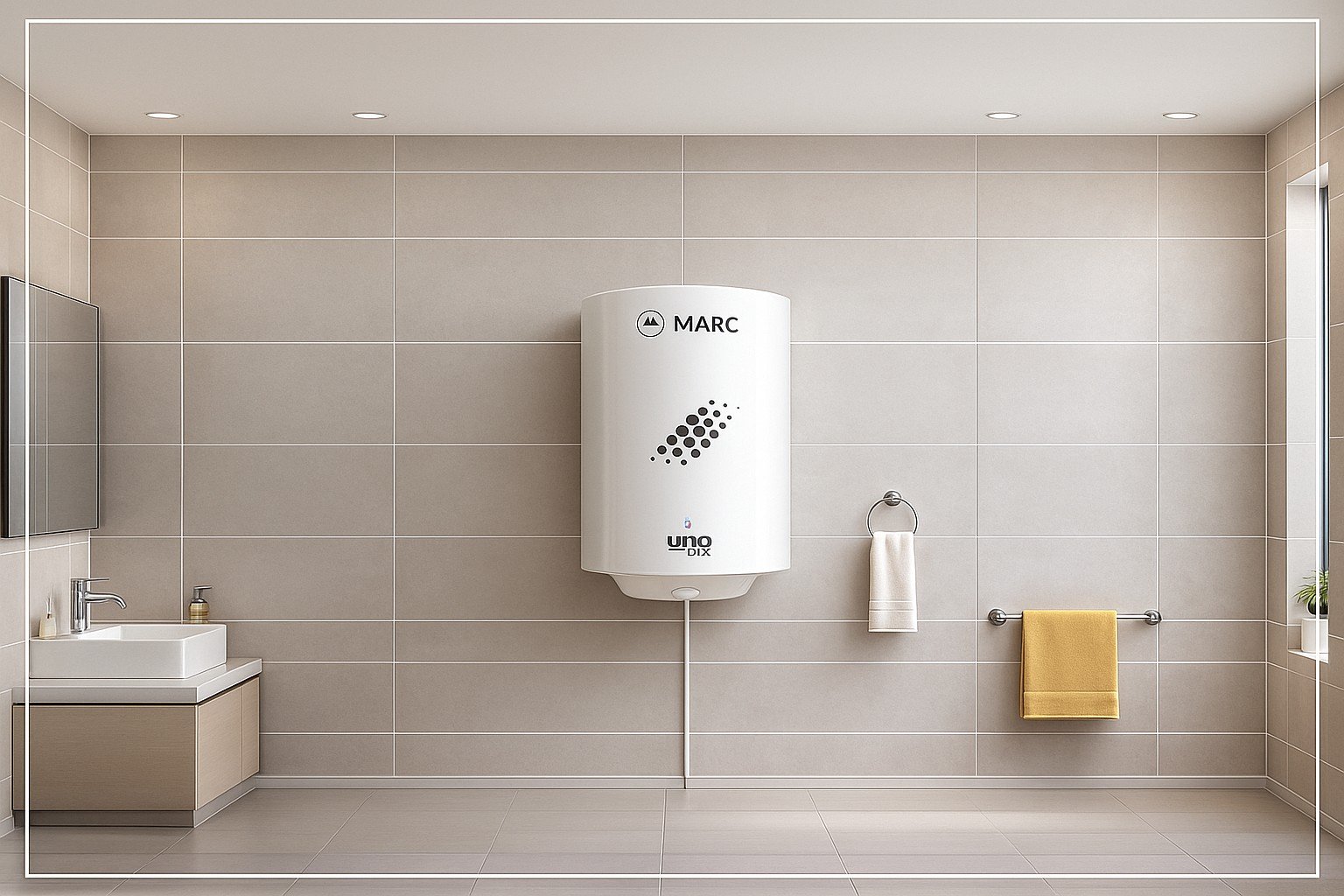 MARC UNO DLX 25 LTR STORAGE WATER HEATER