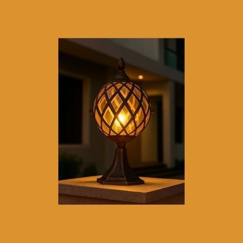 Vintage Globe Gate Light