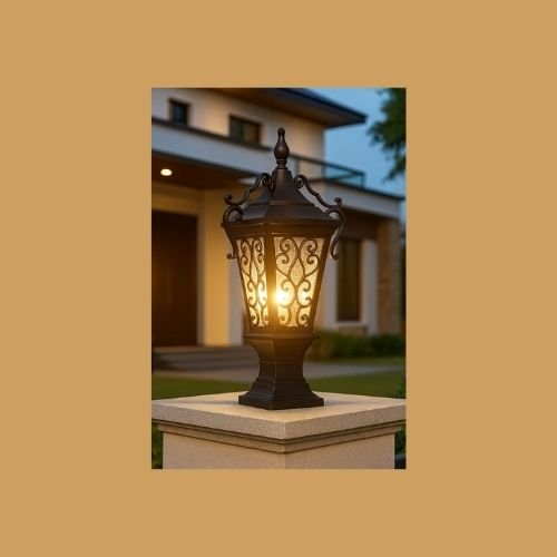 Vintage Royal Scroll Gate Light