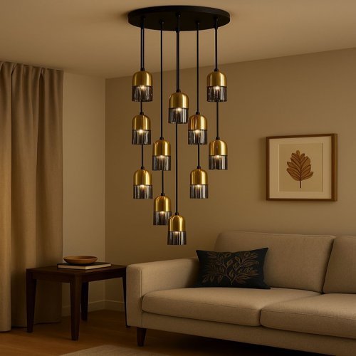 Aurelia Luxe Multi-Pendant Chandelier (Set of 3)