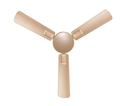 Sujata Impresso Ceiling Fan Topaz Gold