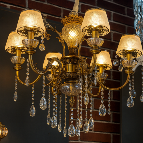 Royal Crystal Empire 6-Shade Chandelier