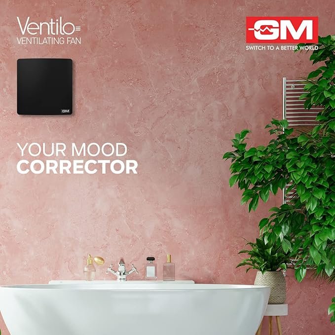 GM Ventilo Black Ventilating Fan