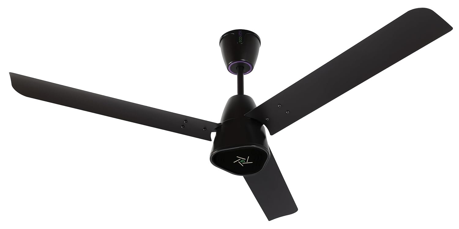 Ecolink AiroGeometry BLDC Ceiling Fan with Remote Control Coffee Brown