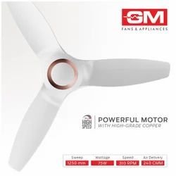 GM Embassy Ceiling Fan White